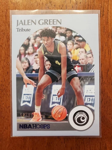 JALEN GREEN RC 2021 Panini Chronicles Draft Picks Hoops Blue #59/99 #54  ROCKETS