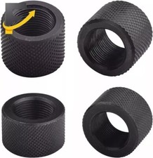 4Pck 1/2 X 28  5/8 X 24 Thread Protector Steel for .22LR .223 5.56  .308 LR308