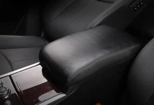 For Infiniti Q70 14-19 Carbon Fiber Leather Center Console Armrest Lid Box Cover