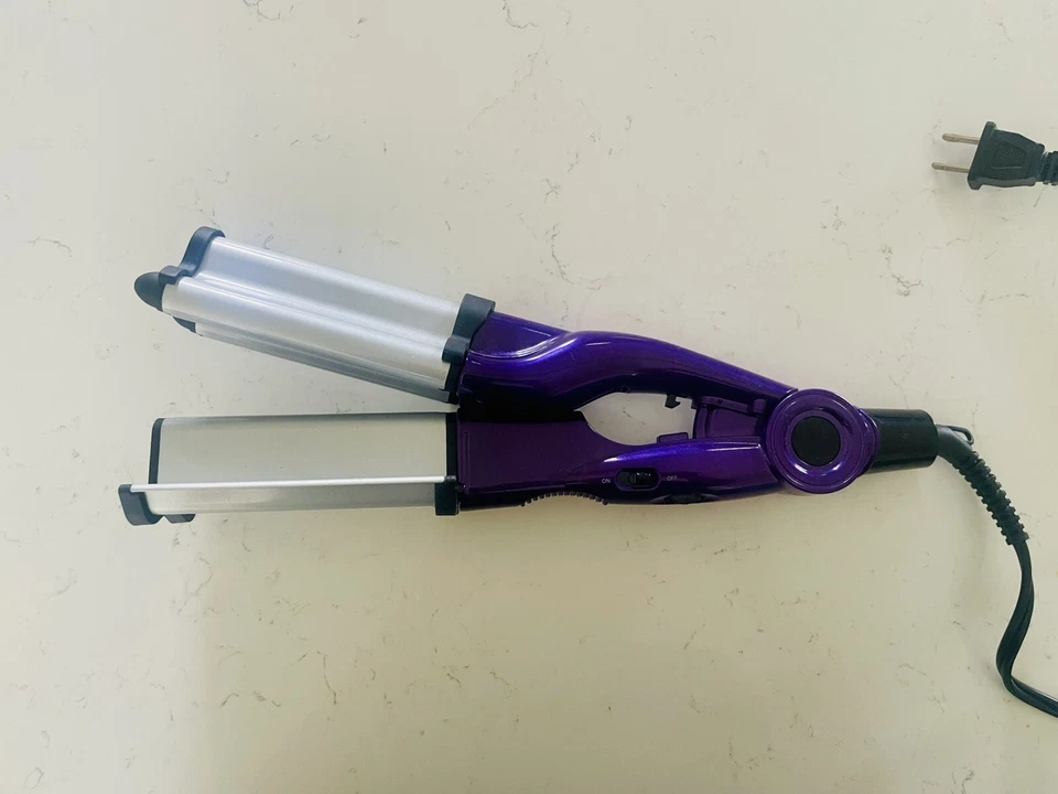 Cabelo de cama ferro ondulado roxo TIGI Wave Artist 3 waver frisador de praia - Imagem 4 de 4