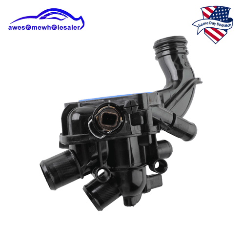 Coolant Thermostat w/ Housing Sensor 11537534521 For Mini Cooper 2007-2013 - Picture 3 of 6