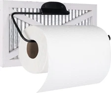 Autumn Alley Rustic Farmhouse Barn Door Wood White Paper Towel Holder