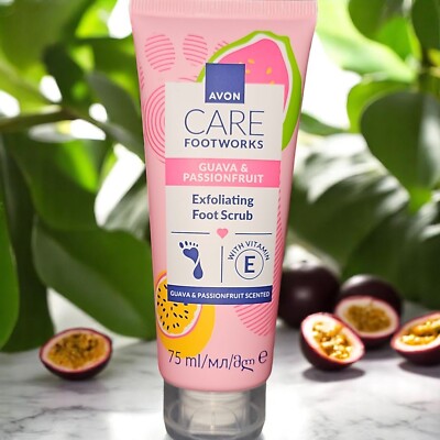 Avon Care Footworks GUAVE & PASSIONSFRUCHT Fußpeeling Pflege Wellness Spa