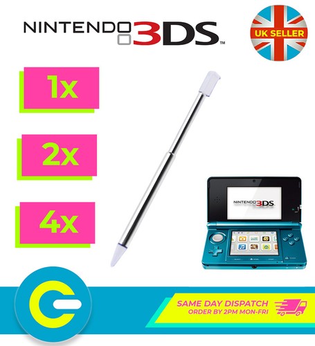 White Retractable Extendable Stylus Pens for Nintendo 3DS (OLDER VERSION) - Picture 2 of 6