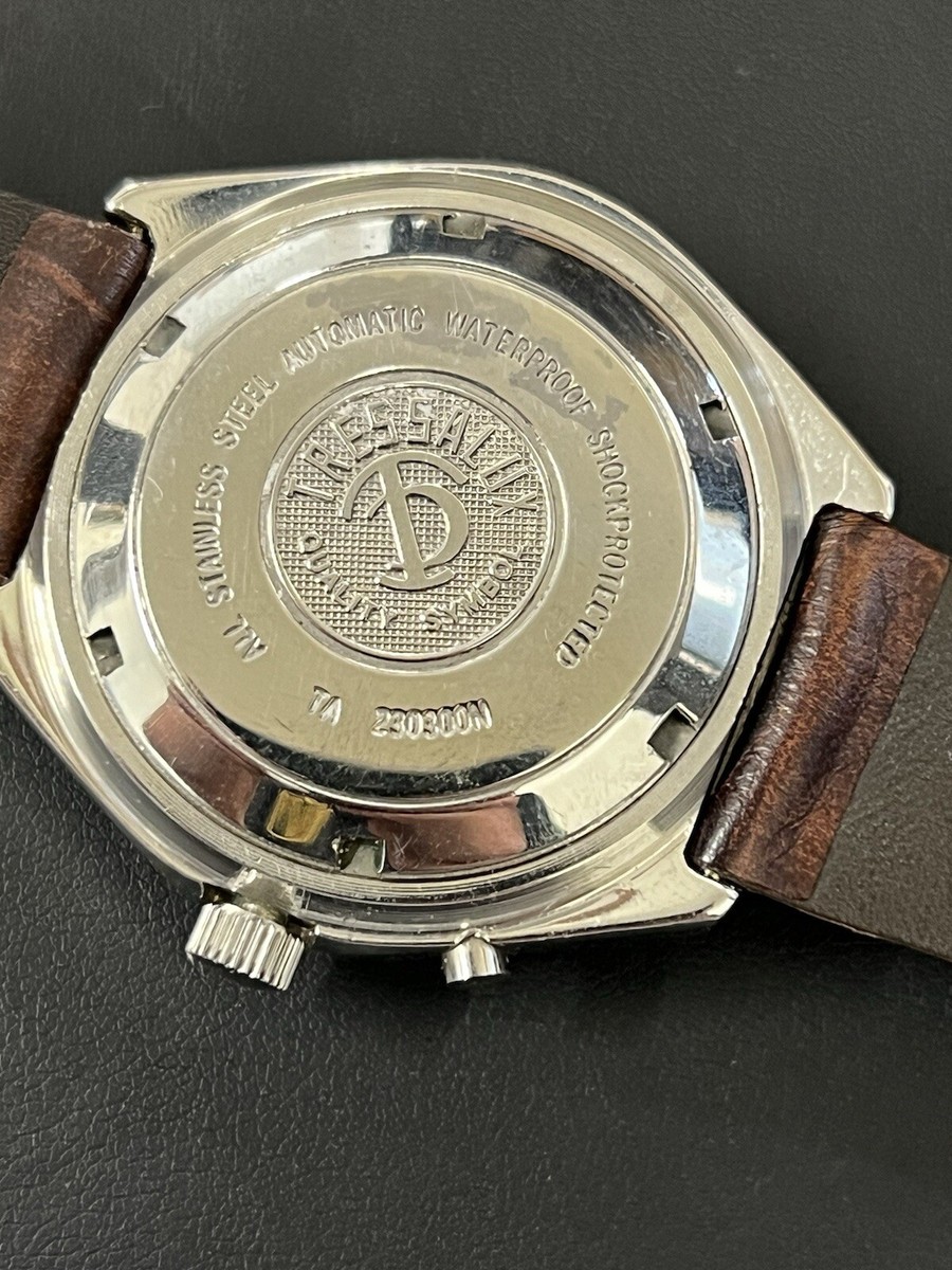 Vintage Tressa Lux Crystal Automatic 21j Wristwatch Cal. AS 5206