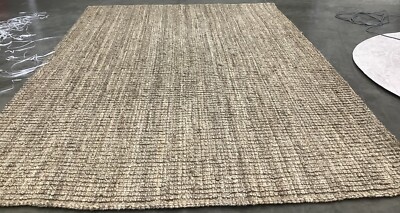 NATURAL GREY 9'-0'' x 12'-0'' Broken Thread Rug, Reduced Price 1172678665 NF447M-9