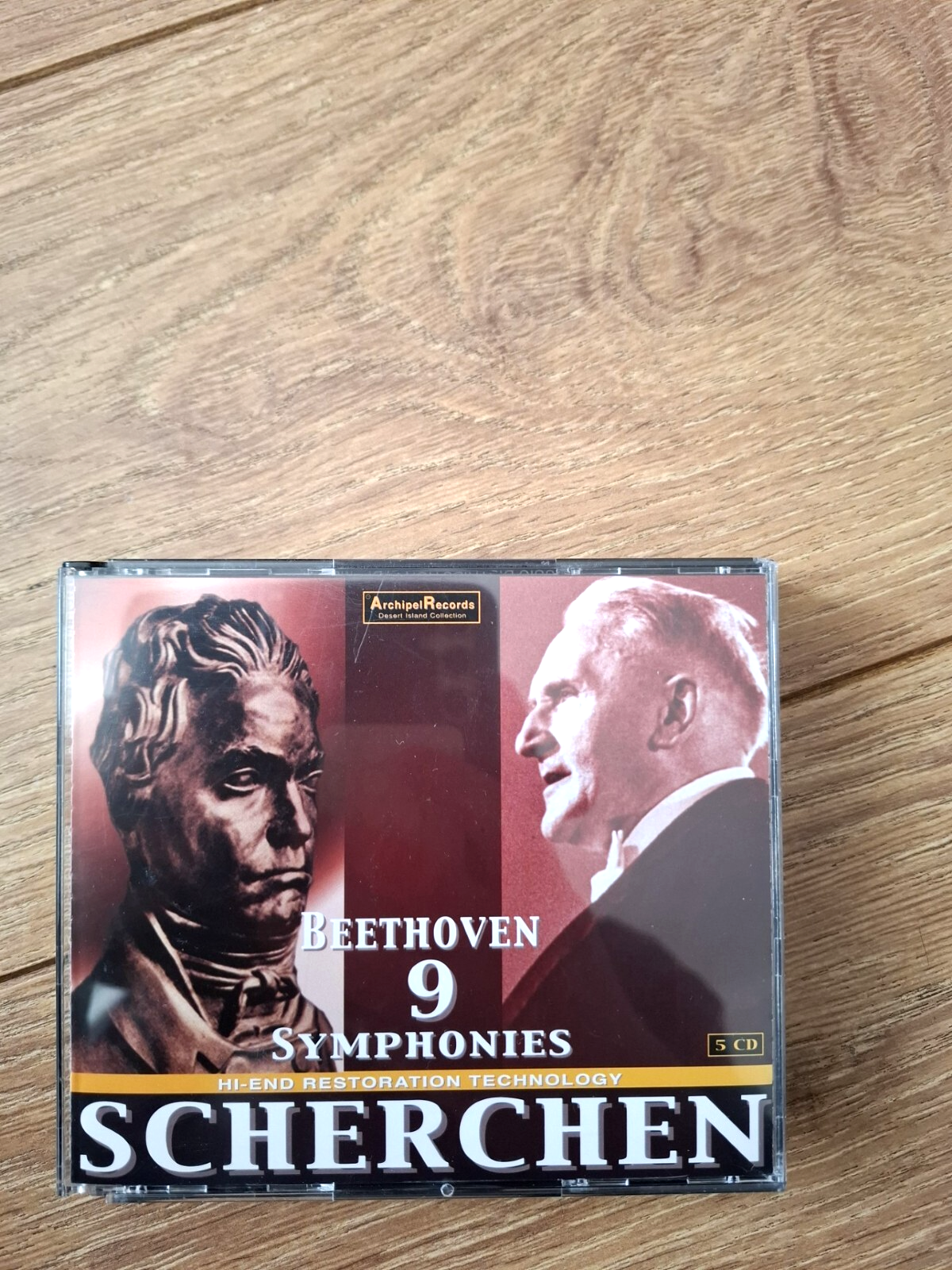 Ludwig Van Beethoven: The Nine Symphonies: Hermann Scherchen:  5CD Boxset