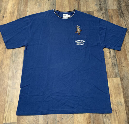 Vintage 90s Wizard Of Oz Warner bros 1997 movie promo Tee Single 