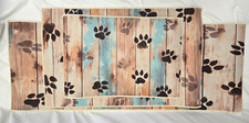3 Various Sizes Soft Absorbent Dog Paw Print Non-Slip Mat Quick-Dry Washable NEW