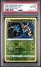 2020 POKEMON SWORD & SHIELD VIVID VOLTAGE #019 DHELMISE-REVERSE FOIL PSA 8
