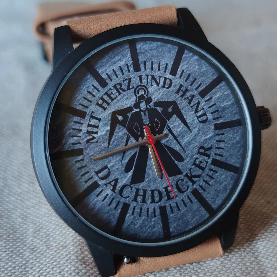 Dachdecker Zunft Handwerker Armbanduhr Quarzuhr - Bild 2 von 4