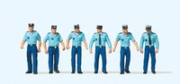 Preiser Ho 10341 Figurenset Polizisten In Sommeruniform Frankreich Neu Ovp