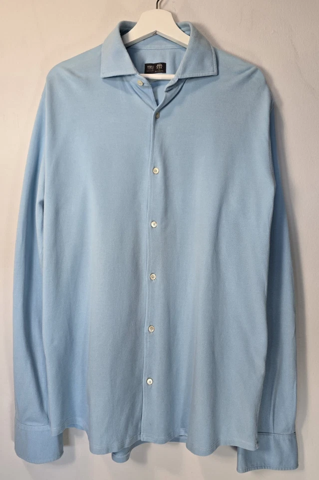 Fedeli Men's Button Down Shirt Casual Luxury- Size 56 (Ita) or L - Image 2 of 4