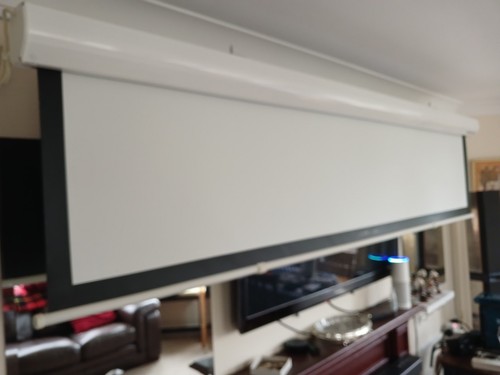 HD Electric Motorised Projector Screens Home Theaters Cinema Projection 4:3 16:9 - Picture 2 of 4