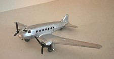 1950’s TOOTSIETOY DC 2 PASSENGER PLANE - G/VG VINTAGE AIRPLANE