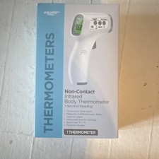 Equate Non-Contact Infrared Digital Thermometer, Fever Alarm, Dual Scale