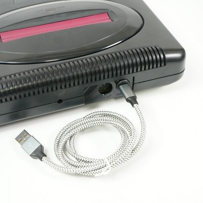 SEGA MEGA DRIVE 2 HAA-2502 NTSC-J Japan Console USB-C Power MOD