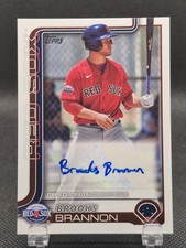 2025 Topps Pro Debut Auto Brooks Brannon #PD-96 Red Sox Autograph (A)