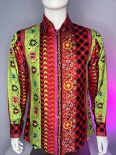 Vintage Gianni Versace Men s Silk Shirt Size M