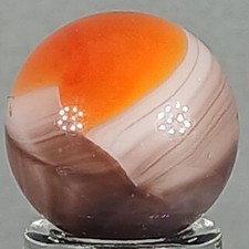 Vintage Vitro All-Red Marble .62 Inches Near-Mint Condition Combined Shipping