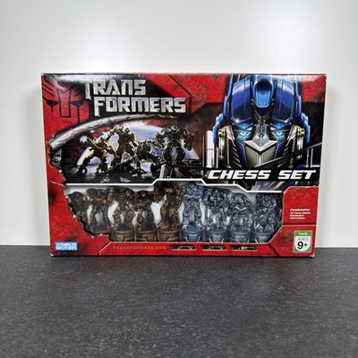 Transformers Schachspiel - Hasbro Parker Brothers 2007 komplett & versiegelt Inhalt