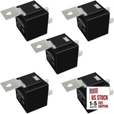 Relay 12V 5-pin 40/30AMP Automotive Relay Kit, SPDT 5-Prong 5-pin: 5 relays