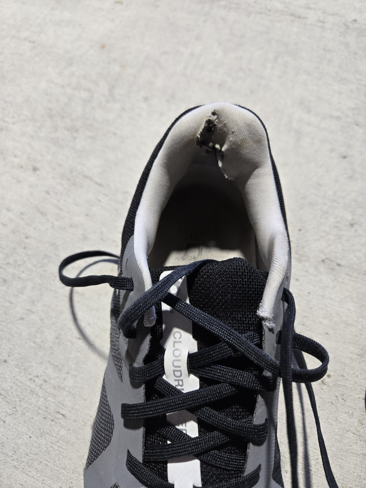 FLAWED On Cloud Onrunner Eclipse Gray Black Women… - image 6