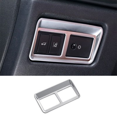 1x Matte Silver Back Door Tailgate Switch Cover Trim For Range Rover L405 14-18