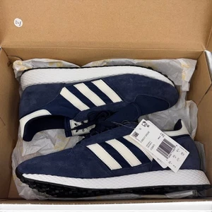 Adidas Forest Grove CG5675 US9-11.5 Sneakers Men's Collegiate Navy White New