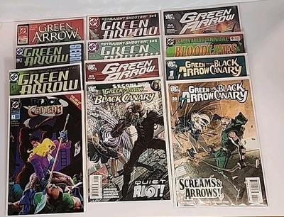 DC Comics Green Arrow And Black Canary Comic Book Lot Of 12