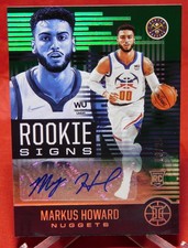 2020-21 Illusions Markus Howard RC Rookie Signs Auto Autograph Emerald 18/25