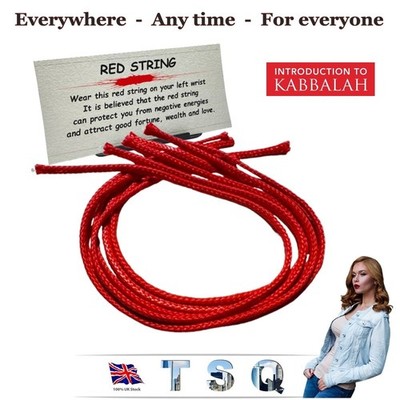 2-10 Stck. Kabbala Rot Schnur Armband Evil Eye Schutzschild Viel Glück UK