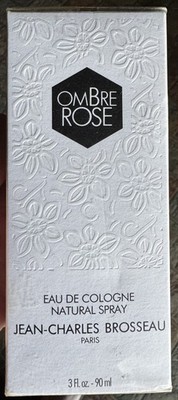 Ombre Rose, Jean - Charles Brosseau Paris 3oz. Cologne Natural Spray