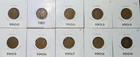 1900-1909 Indian Head Cent Complete Last 10 Years Set (10 Coins) Full Date Lot