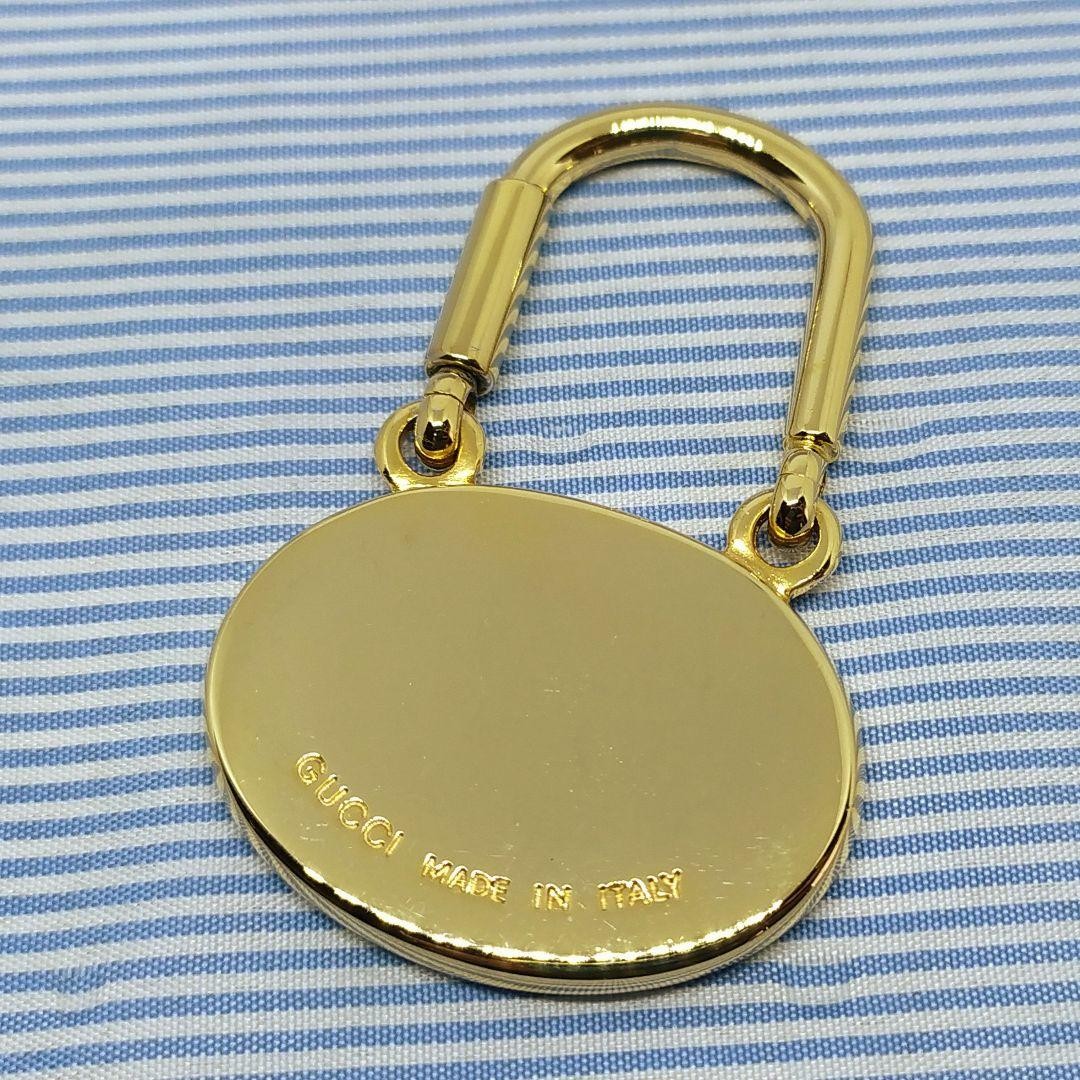 GUCCI Keyring Keychain Bag Charm Gold Silver Logo Vintage 02628i thumbnail 24