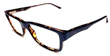 Ray Ban RB5245 5219 Blue Tortoise Rectangle Eyeglasses 54-17 145 VG
