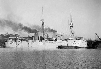 Ship SMS Germany 1914 Historic 1910s Old Photo