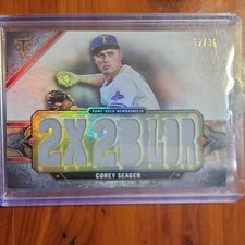 TOPPS - 2024 TRIPLE THREADS COREY SEAGER #TTR-CSE TEXAS RANGERS /36 BASEBALL