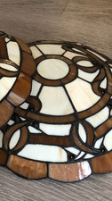 Stunning Pair of Tiffany Style UpLighting Ceiling Light Shades