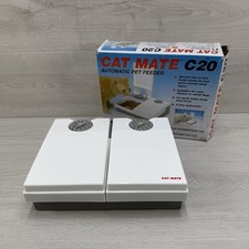 Cat Mate C20 2 Bowl 48hr Automatic Pet Feeder Boxed