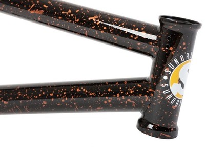 SUNDAY BMX NIGHTSHIFT BICYCLE FRAME BLACK COPPER DROP | eBay