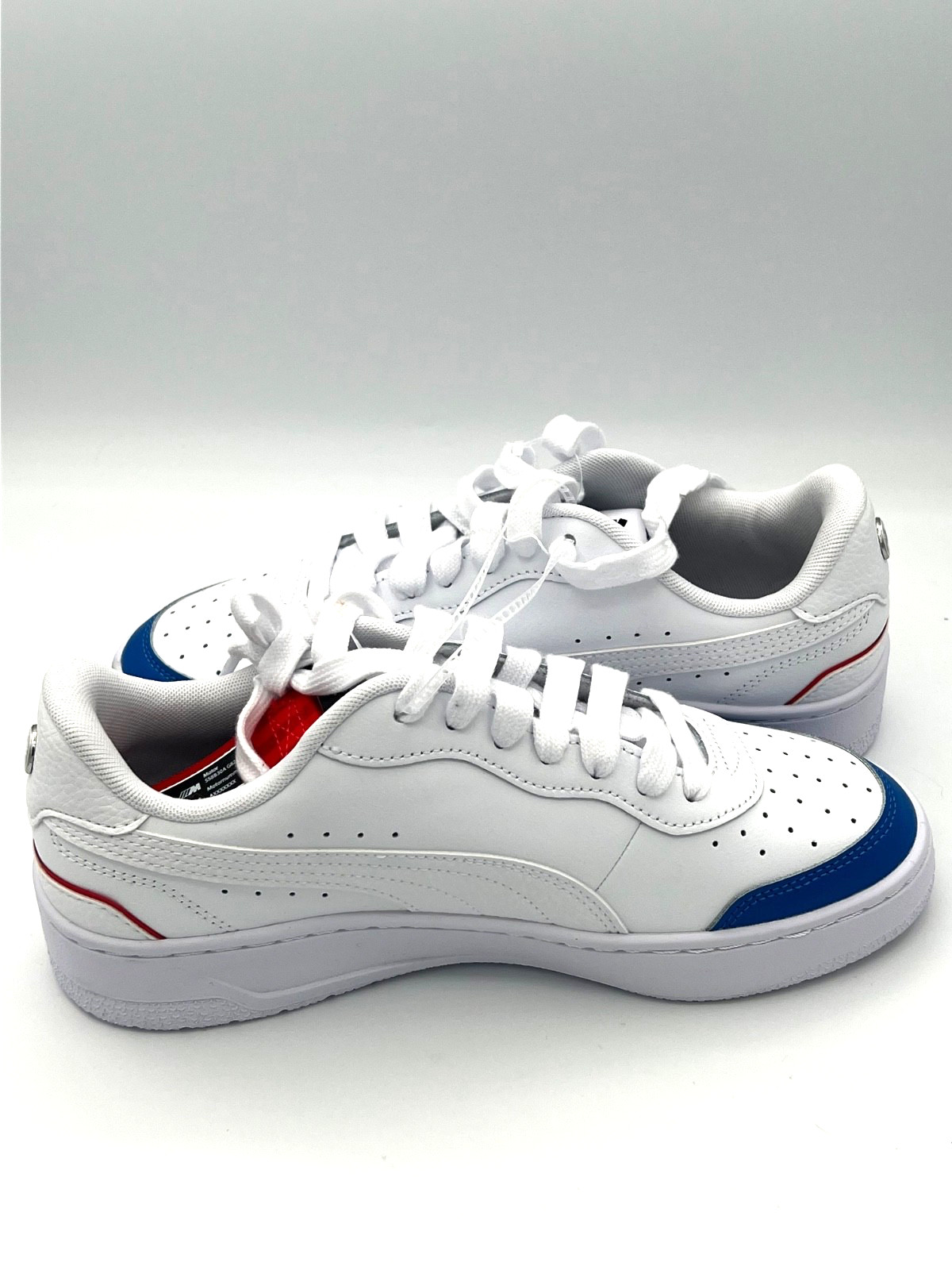 BMW M Motorsport CA Match Lace Up Sneakers White ZOOM Size 11 308607-02 thumbnail 4