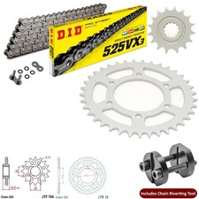 F900 XR Chain and Sprocket Kit DID VX3 X-Ring BMW F900 XR 2024 Riveter