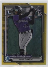 2024 Bowman Chrome Prospects Yellow Refractor 43/75 Eriel Dihigo #BCP-200 19ot