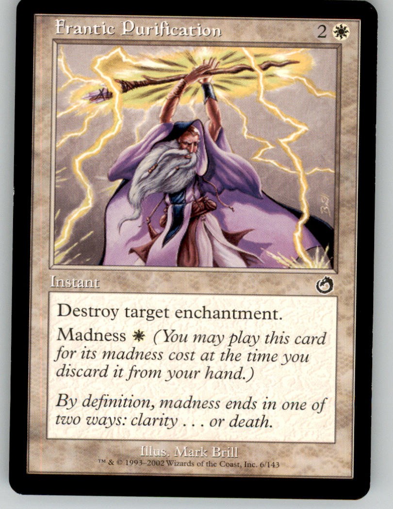 Frantic Purification 6 Common Torment Magic: The Gathering Lightly Played