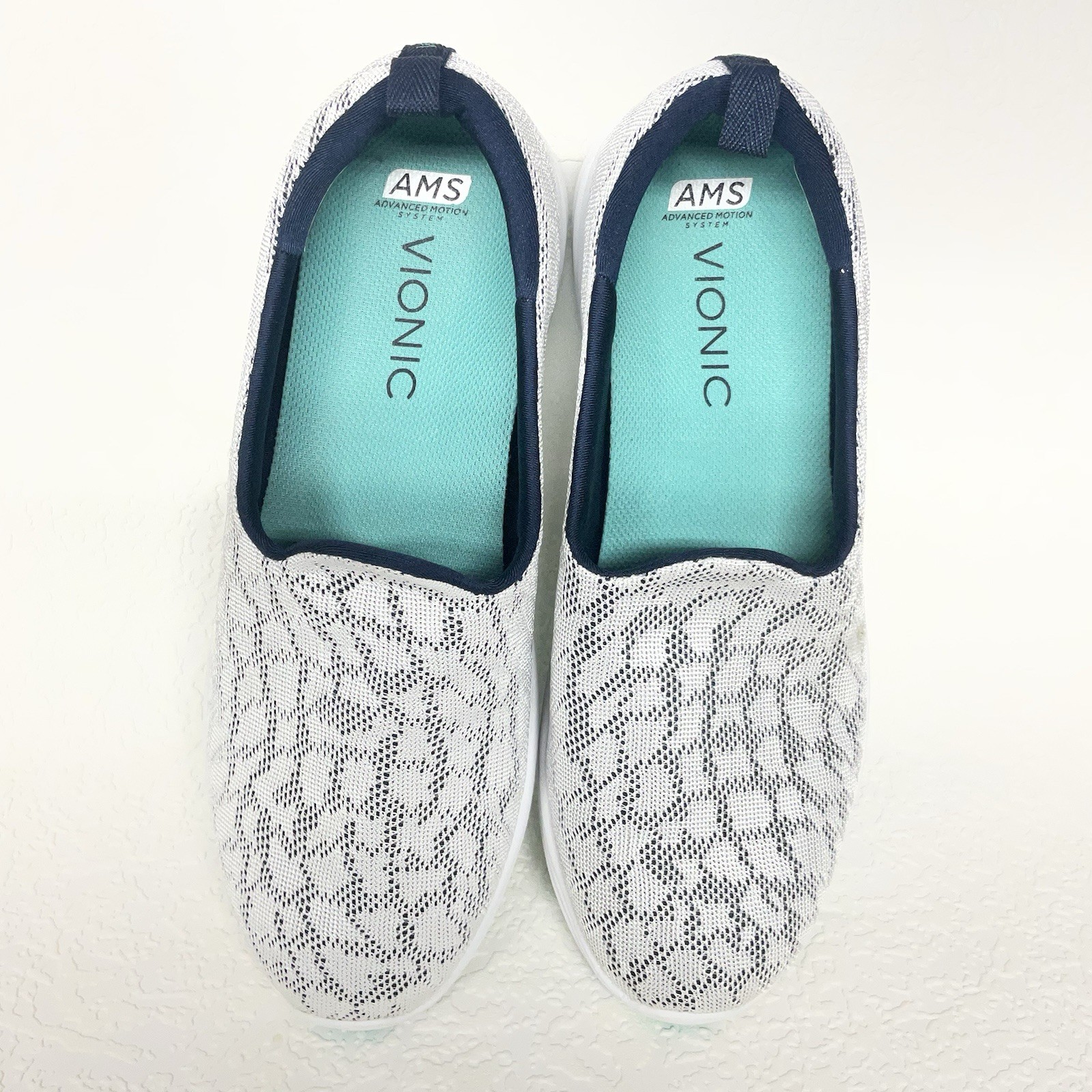 Vionic AMS Hydra White Walking Comfort Sneakers Slip On  Womens Sz 10 image 10