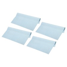 Microfiber Cleaning Cloth 6" x 6" Suede for Camera Lens Eyeglasses Blue 12pcs