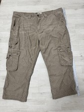 Pelle Pelle Beige Tan Baggy Wide Cargo Pants ...