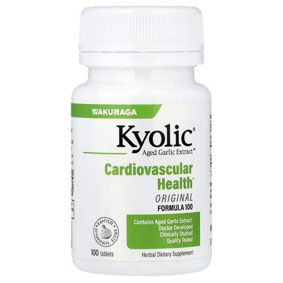 Aged Garlic Extract , Cardiovascular Health, Original, Formula 100, 100 Tablets
