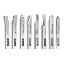 3/8 X 4" 8 PIECE HIGH SPEED STEEL LATHE TURNING TOOL SET (2006-9026)